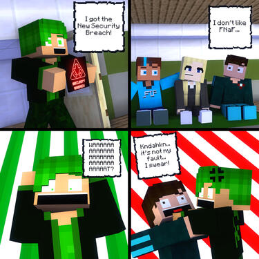 She doesn't like FNaF! (4K Comic) (14 January 2022)